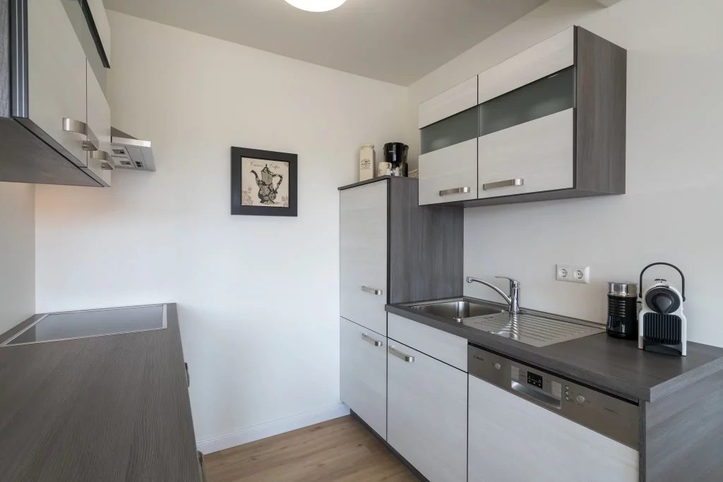 Diekhuus Büsum Ferienwohnung mit exklusiver Sauna im Garten Suite Küche Bildnummer 0193